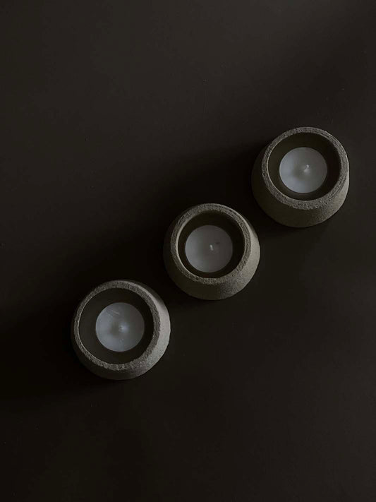 Bougeoir bougie chauffe plat