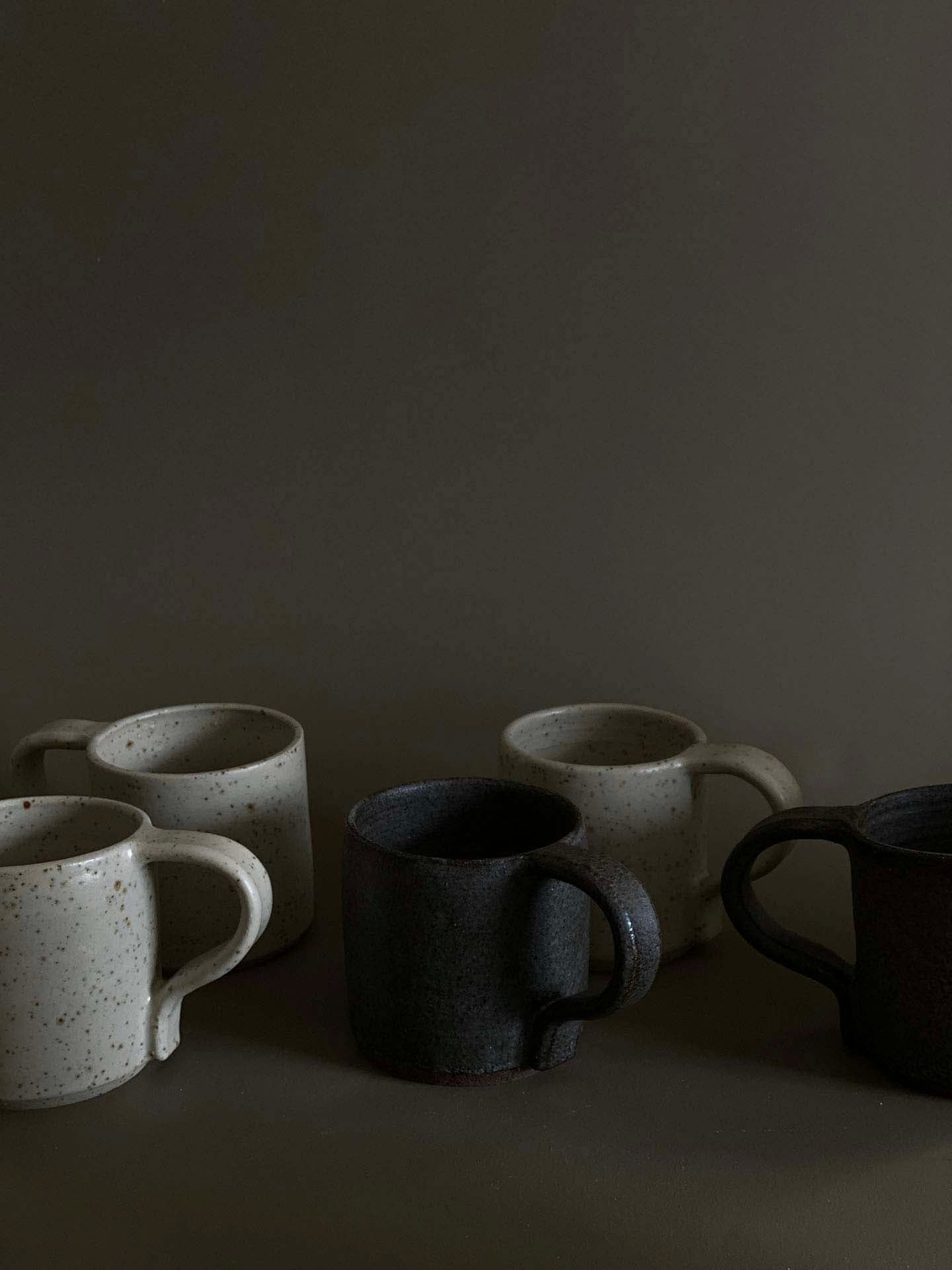 Mug en grès pyrité