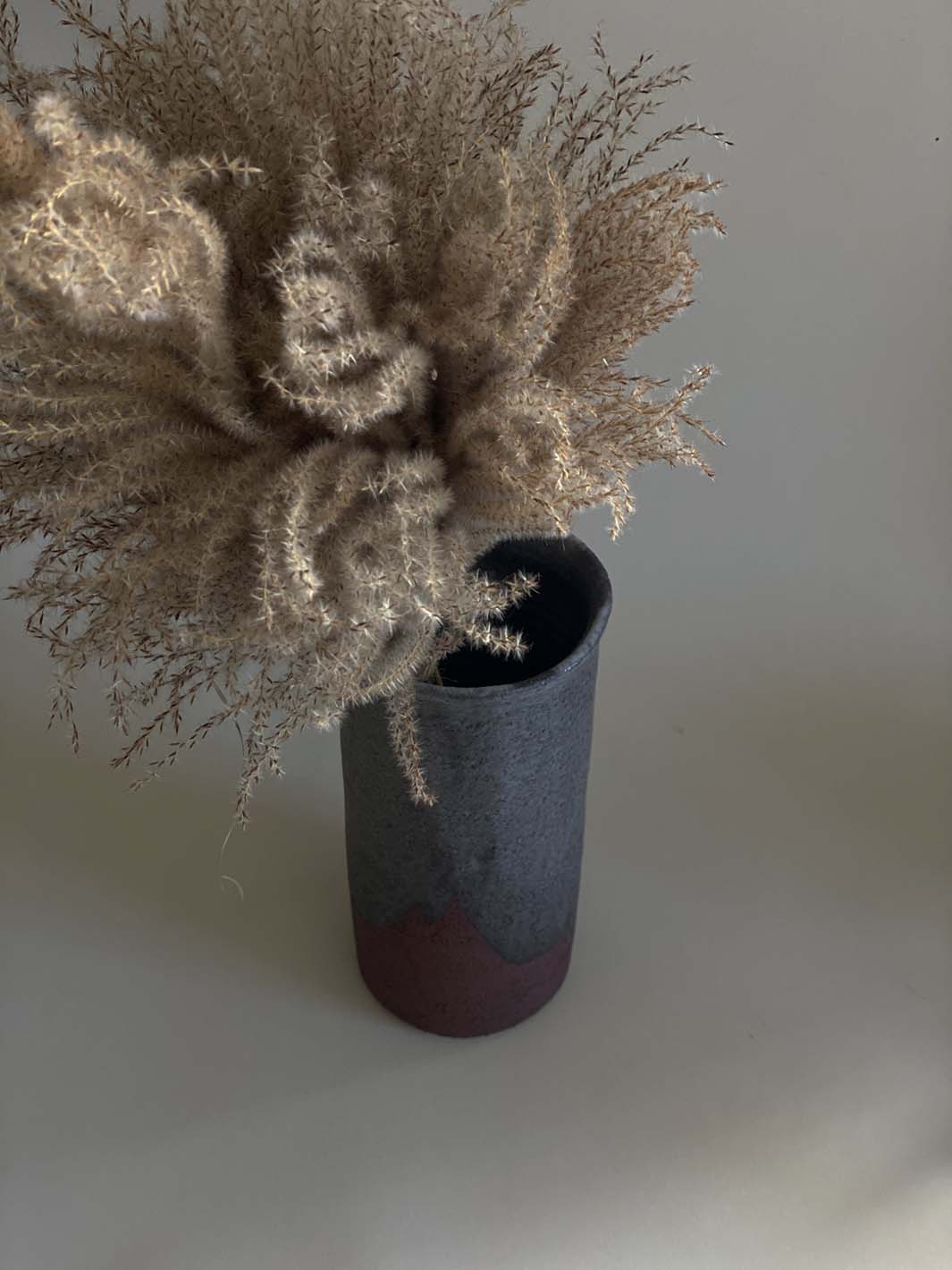 Vase en grès rouge