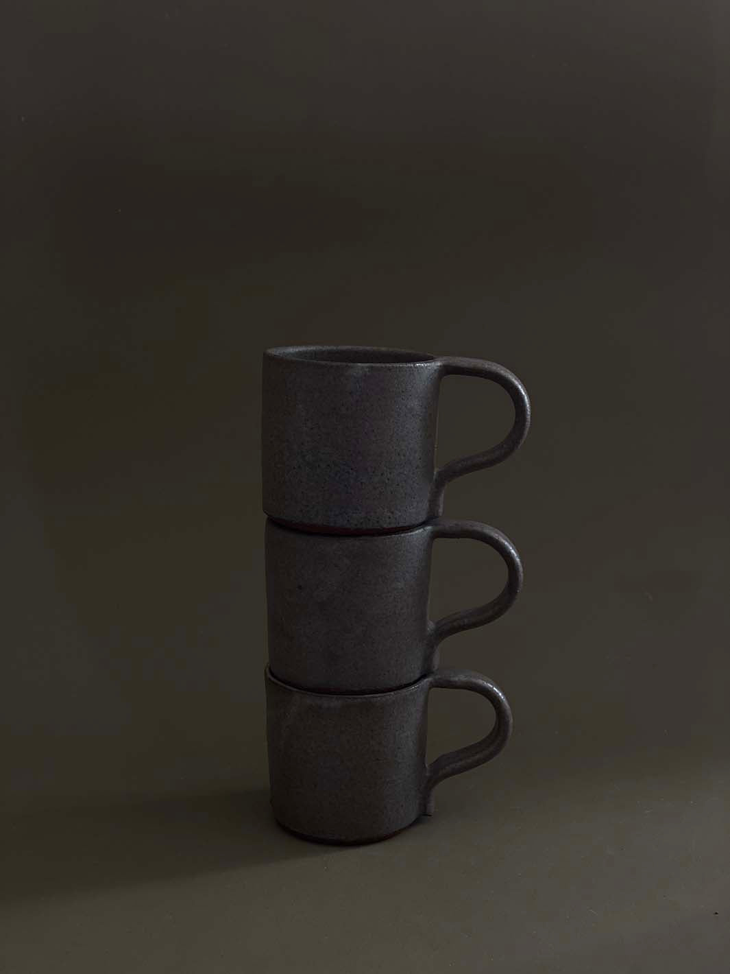 Mug en grès chocolat